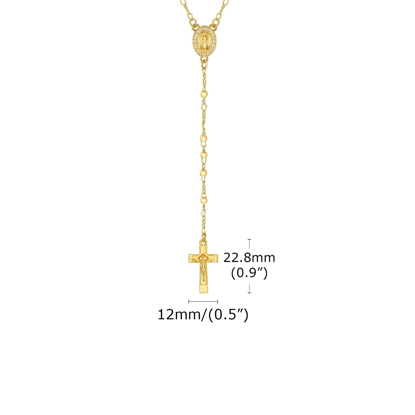 Collar de Oración Chapado en Oro
