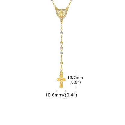 Collar de Oración Chapado en Oro