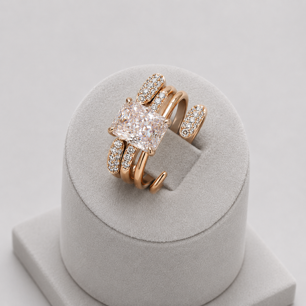 Anillo Moscou Bañado En Oro