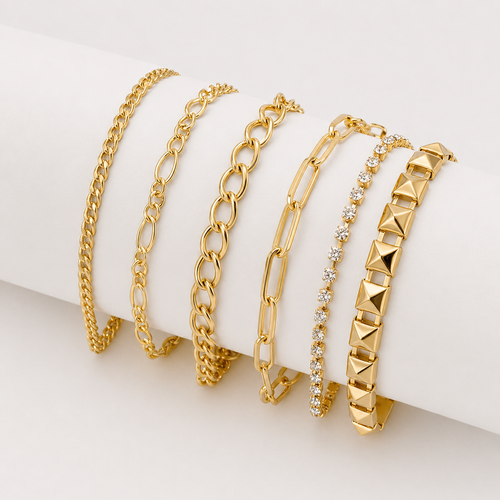 Juego de 6 Pulseras Elegance