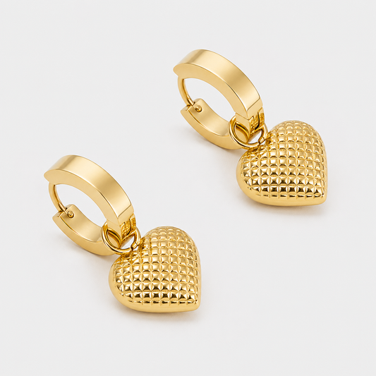 Pendientes de Aro Love Chapados en Oro
