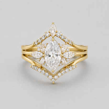 Conjunto de Anillo Triple Alexandria