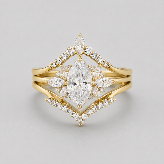 Conjunto de Anillo Triple Alexandria