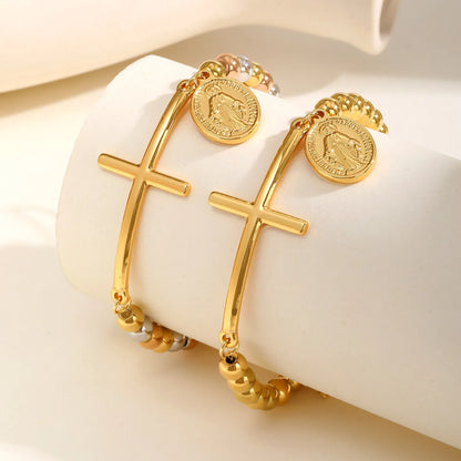 Pulsera con medalla de San Benito