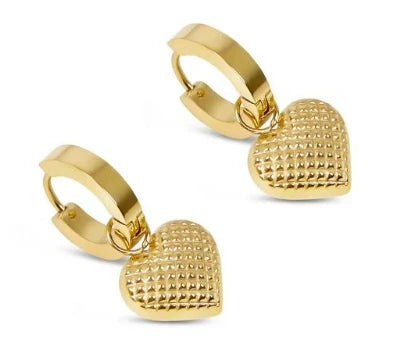 Pendientes de Aro Love Chapados en Oro