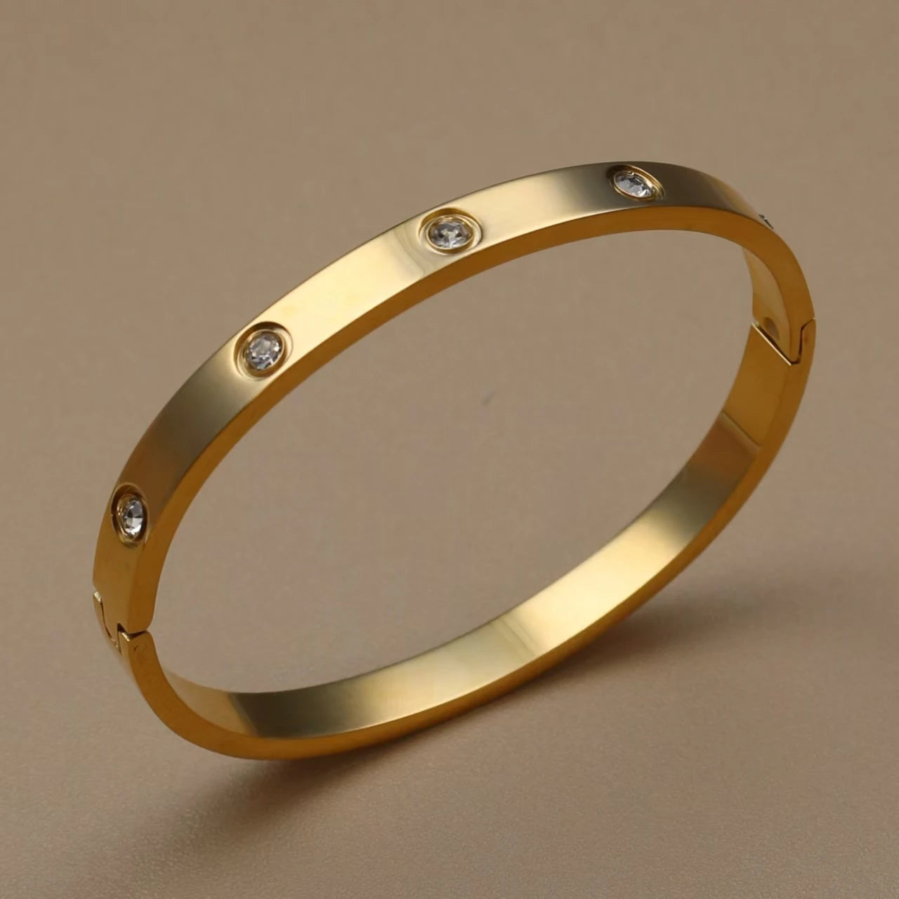 Pulsera Doble Con Circonitas Cúbicas
