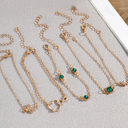 Juego de 5 Pulseras de Lujo