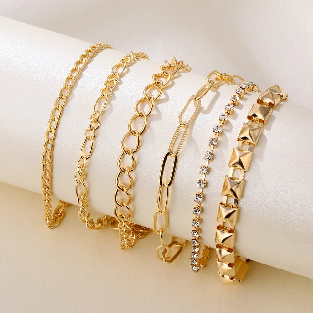 Juego de 6 Pulseras Elegance