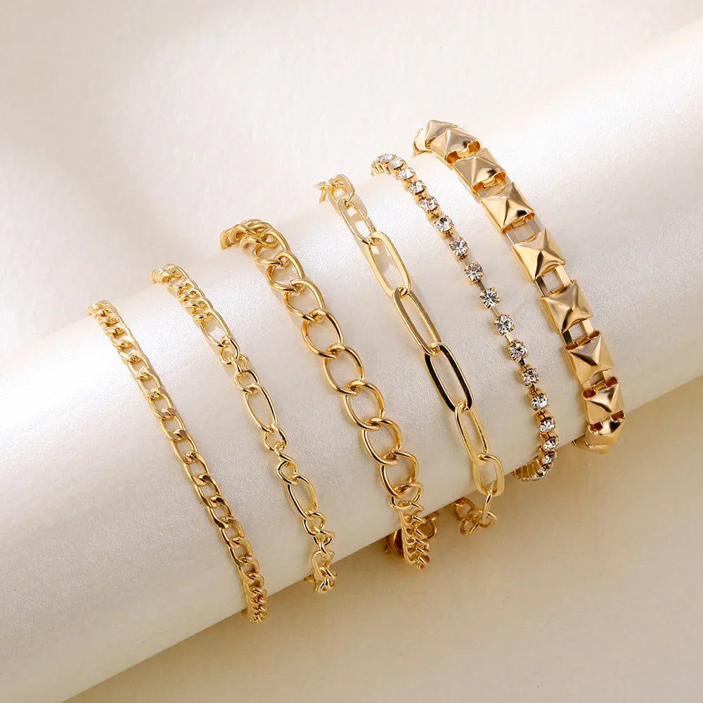 Juego de 6 Pulseras Elegance