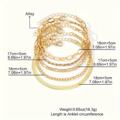 Conjunto de 5 Pulseras Charlotte