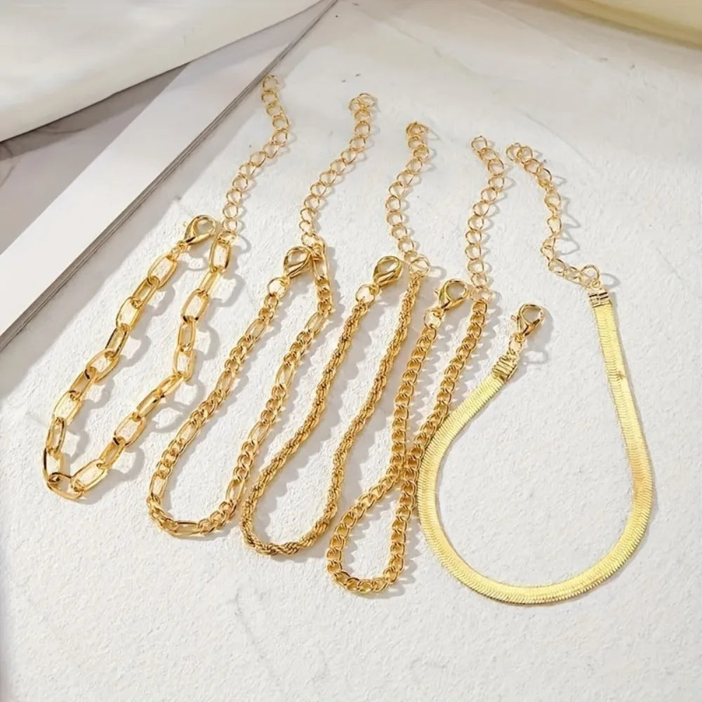 Conjunto de 5 Pulseras Charlotte