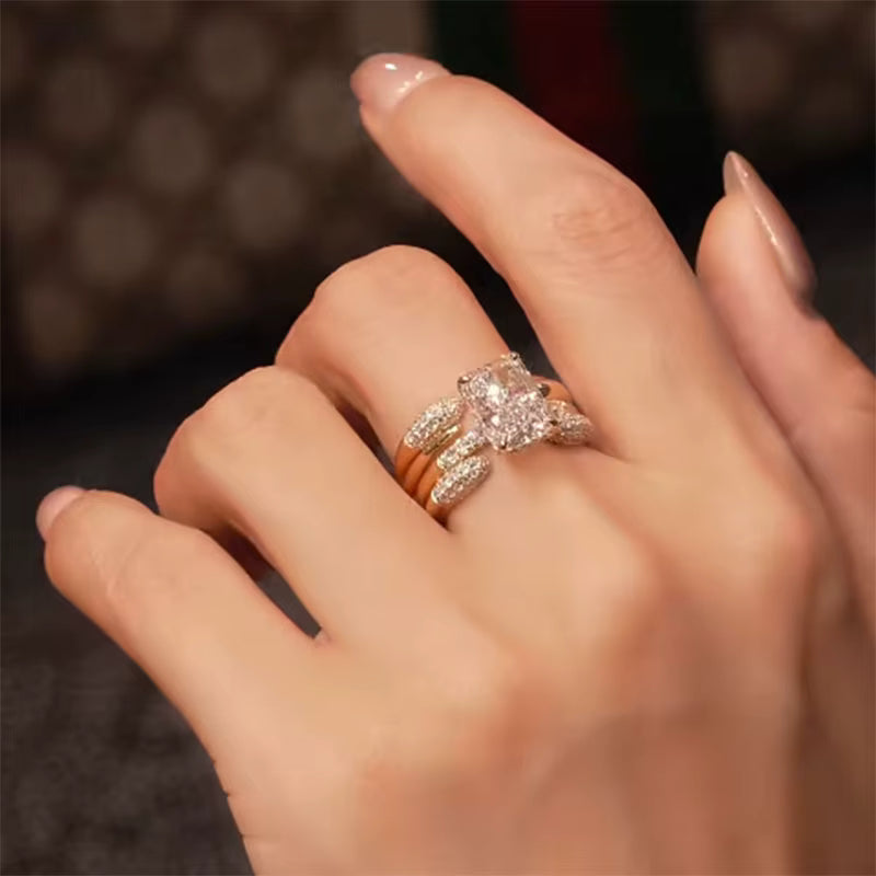 Anillo Moscou Bañado En Oro