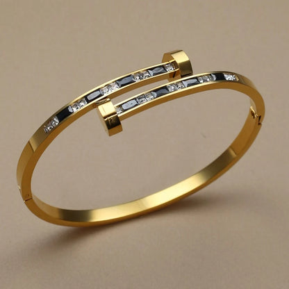 Pulsera Doble Con Circonitas Cúbicas