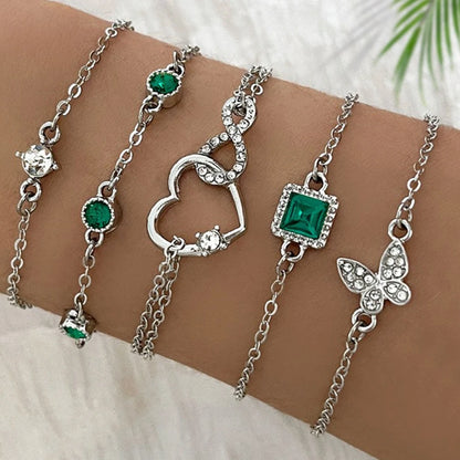 Juego de 5 Pulseras de Lujo