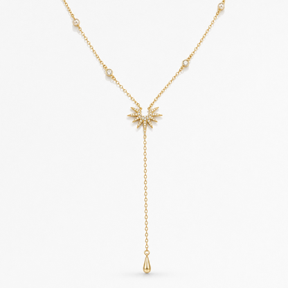 Conjunto de Collar Chapado En Oro de Milano