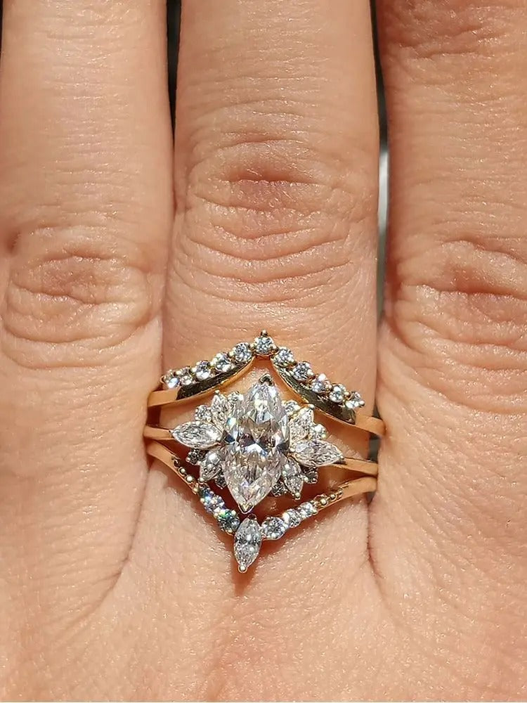 Conjunto de Anillo Triple Alexandria