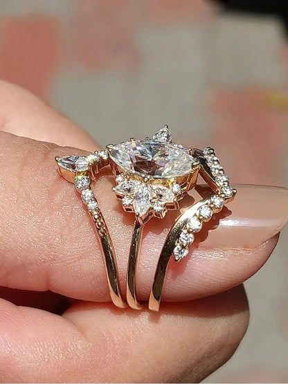 Conjunto de Anillo Triple Alexandria