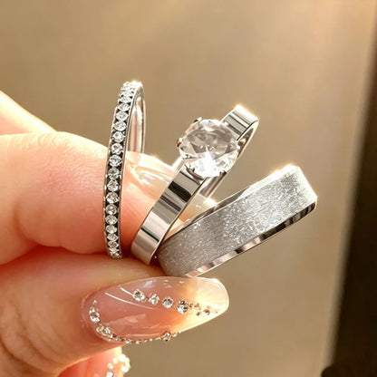 Conjunto de Anillo Triple de Prosperidad